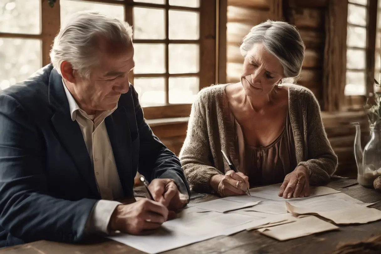 mobile notary providing trust delivery services